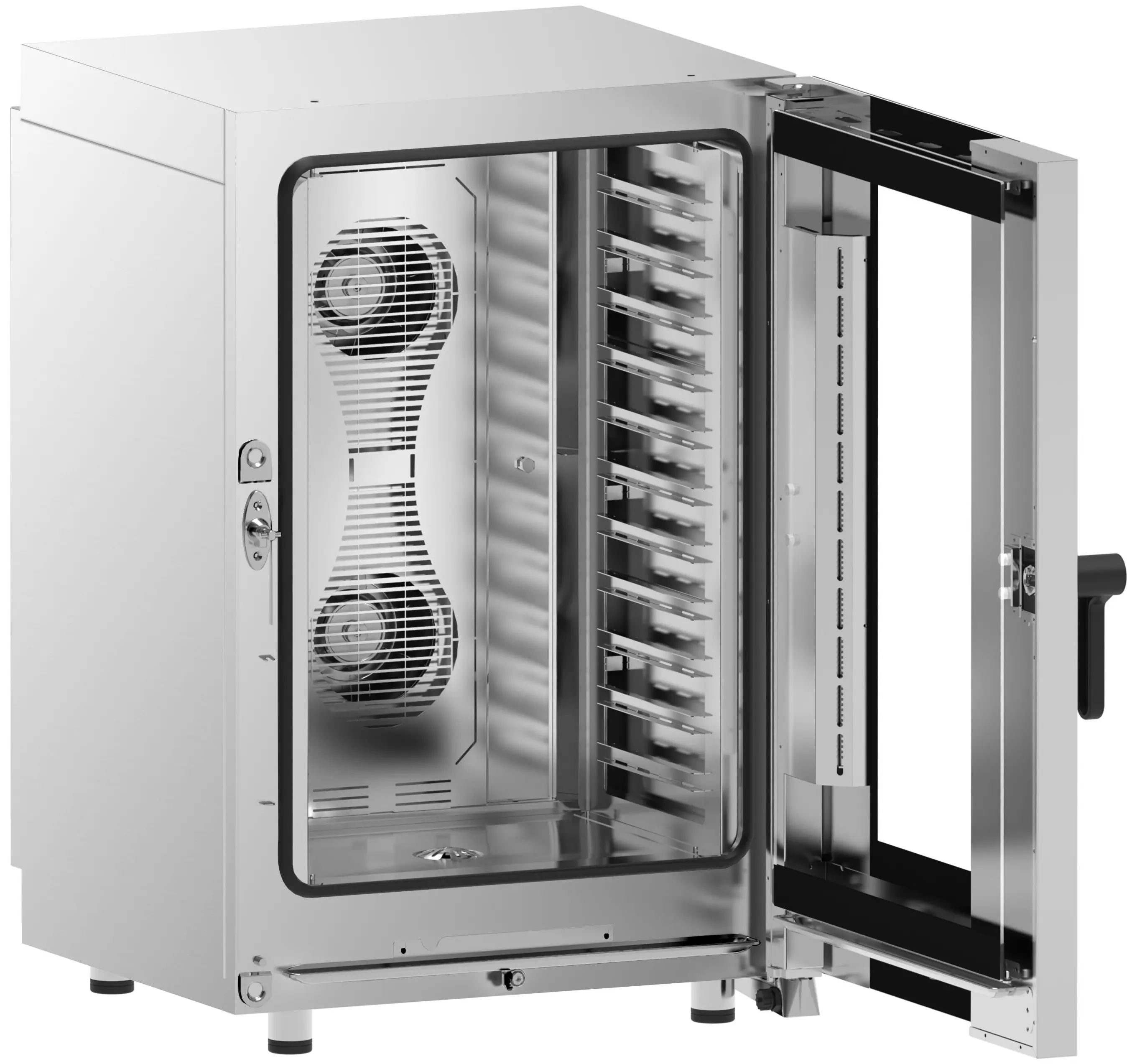 Пароконвектомат GGM Gastro KDDTE1111SCN (Black/Inox) - 3