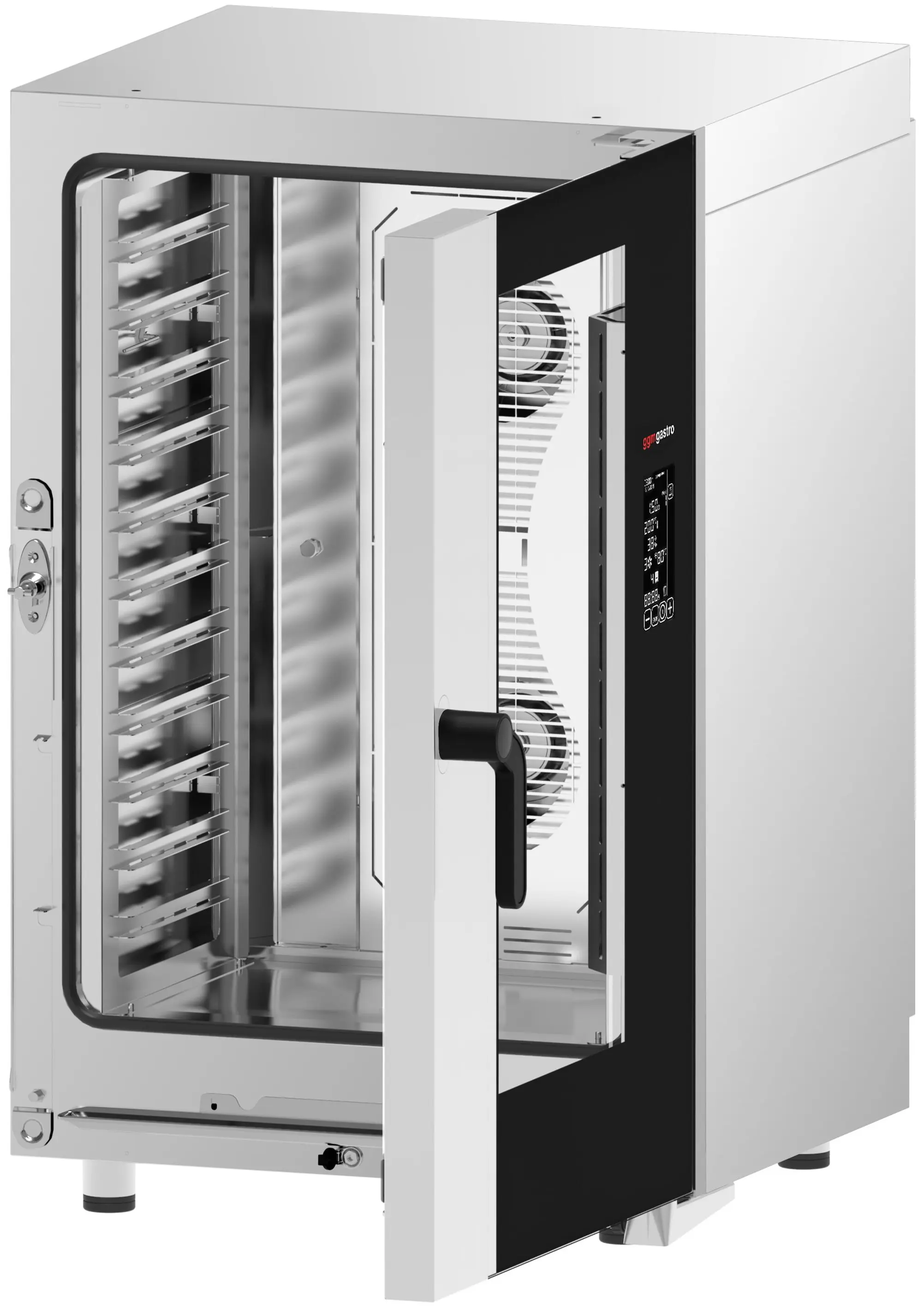 Пароконвектомат GGM Gastro KDDTE1111SCN (Black/Inox) - 4