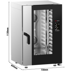 Пароконвектомат GGM Gastro KDDTE1111SCN (Black/Inox) Thumb