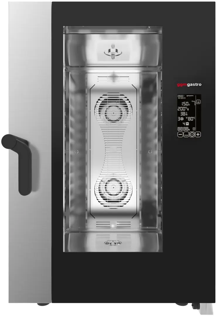 Пароконвектомат GGM Gastro KDDTE1111SCN (Black/Inox)