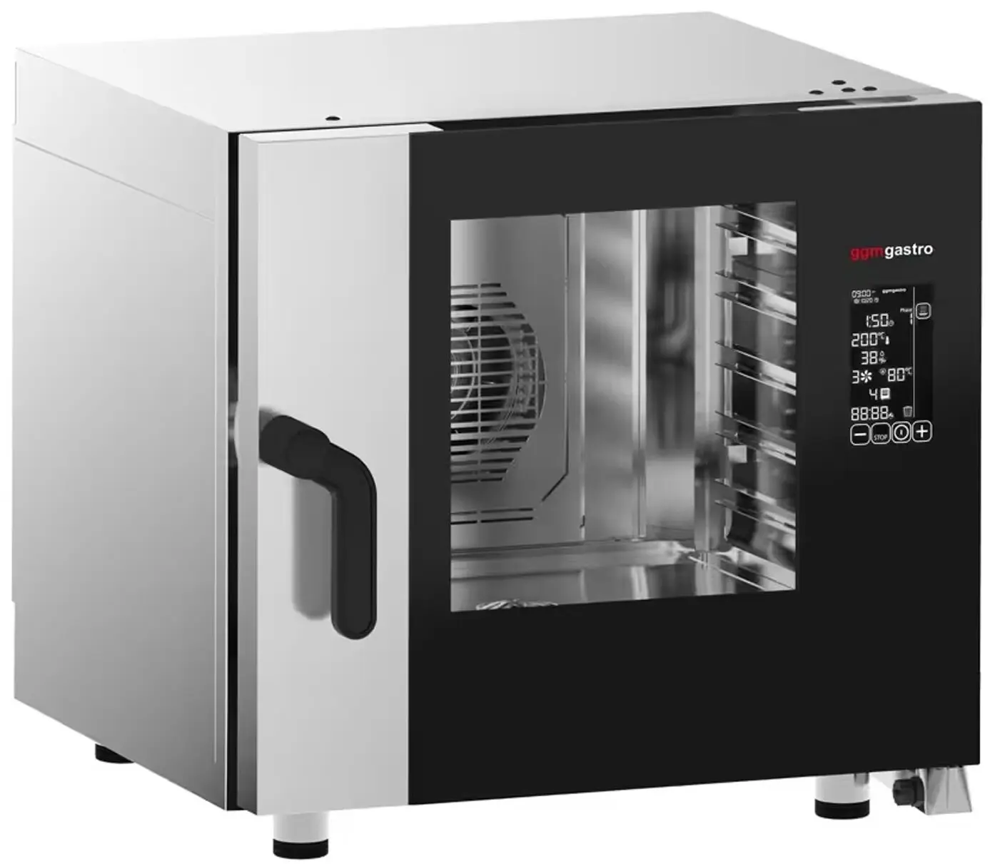 Пароконвектомат GGM Gastro KDDTE511SCN (Black/Inox) - 2