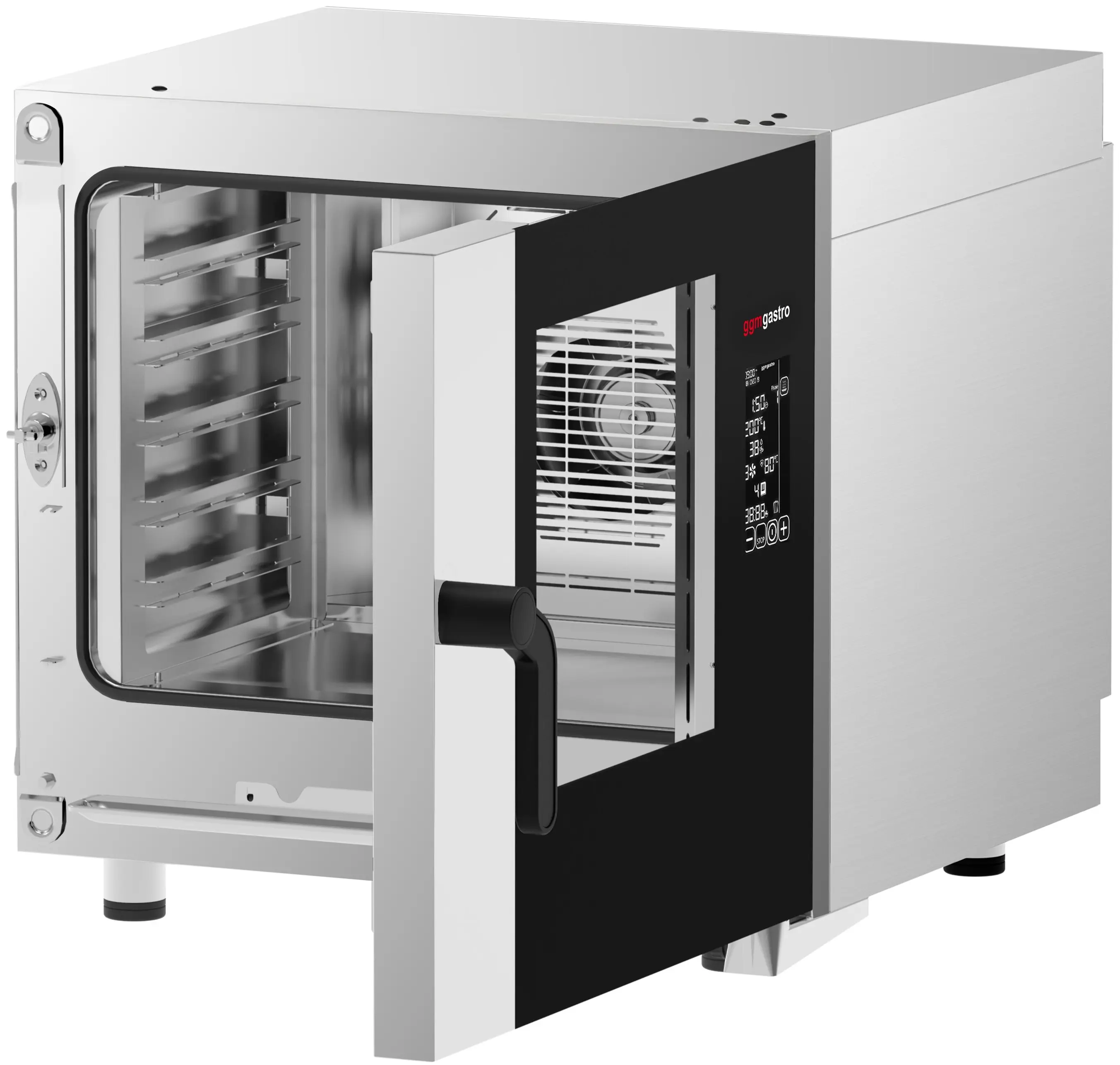 Пароконвектомат GGM Gastro KDDTE511SCN (Black/Inox) - 4