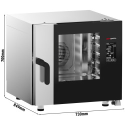 Пароконвектомат GGM Gastro KDDTE511SCN (Black/Inox) Thumb