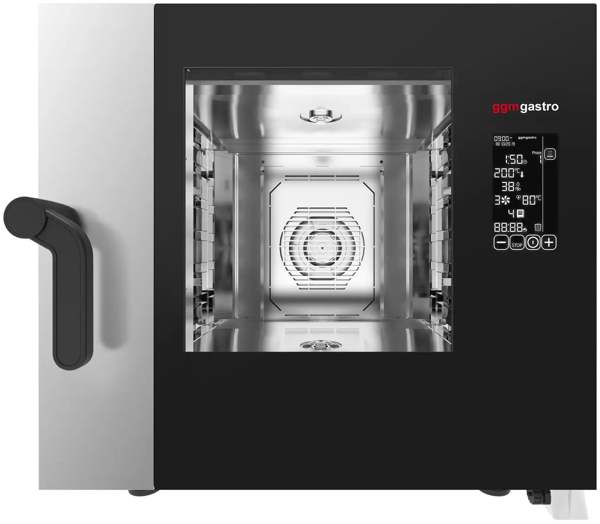 Пароконвектомат GGM Gastro KDDTE511SCN (Black/Inox)