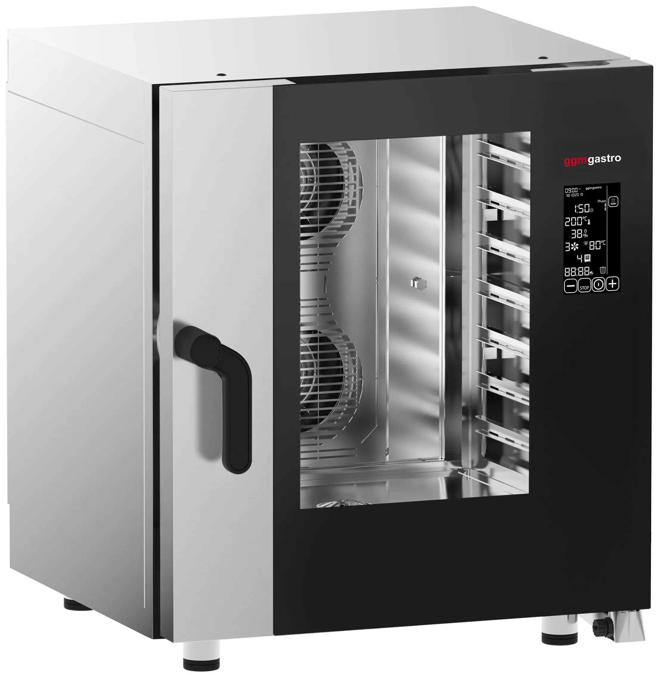 Пароконвектомат GGM Gastro KDDTE711SCN (Black/Inox) - 2