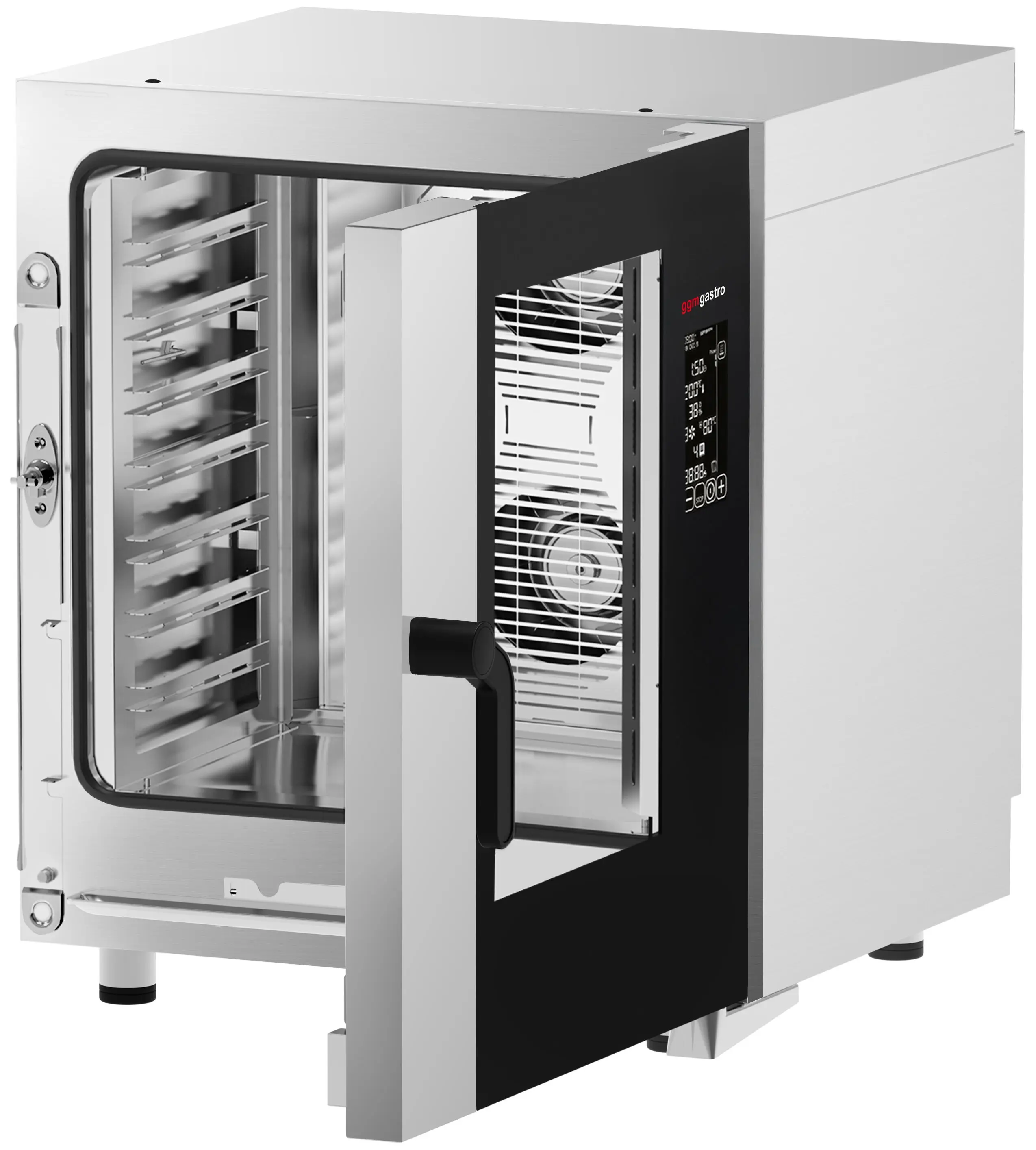 Пароконвектомат GGM Gastro KDDTE711SCN (Black/Inox) - 3
