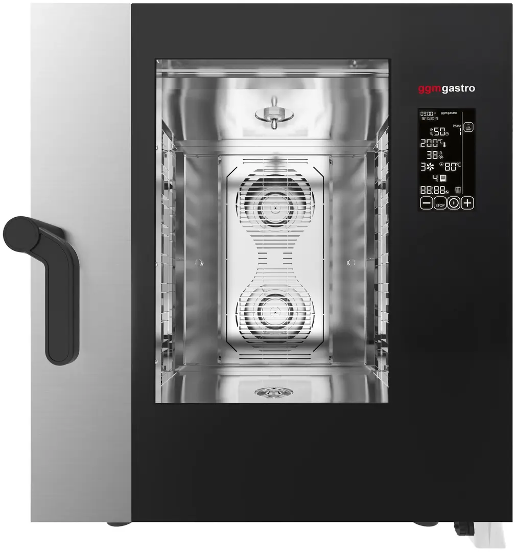 Пароконвектомат GGM Gastro KDDTE711SCN (Black/Inox)