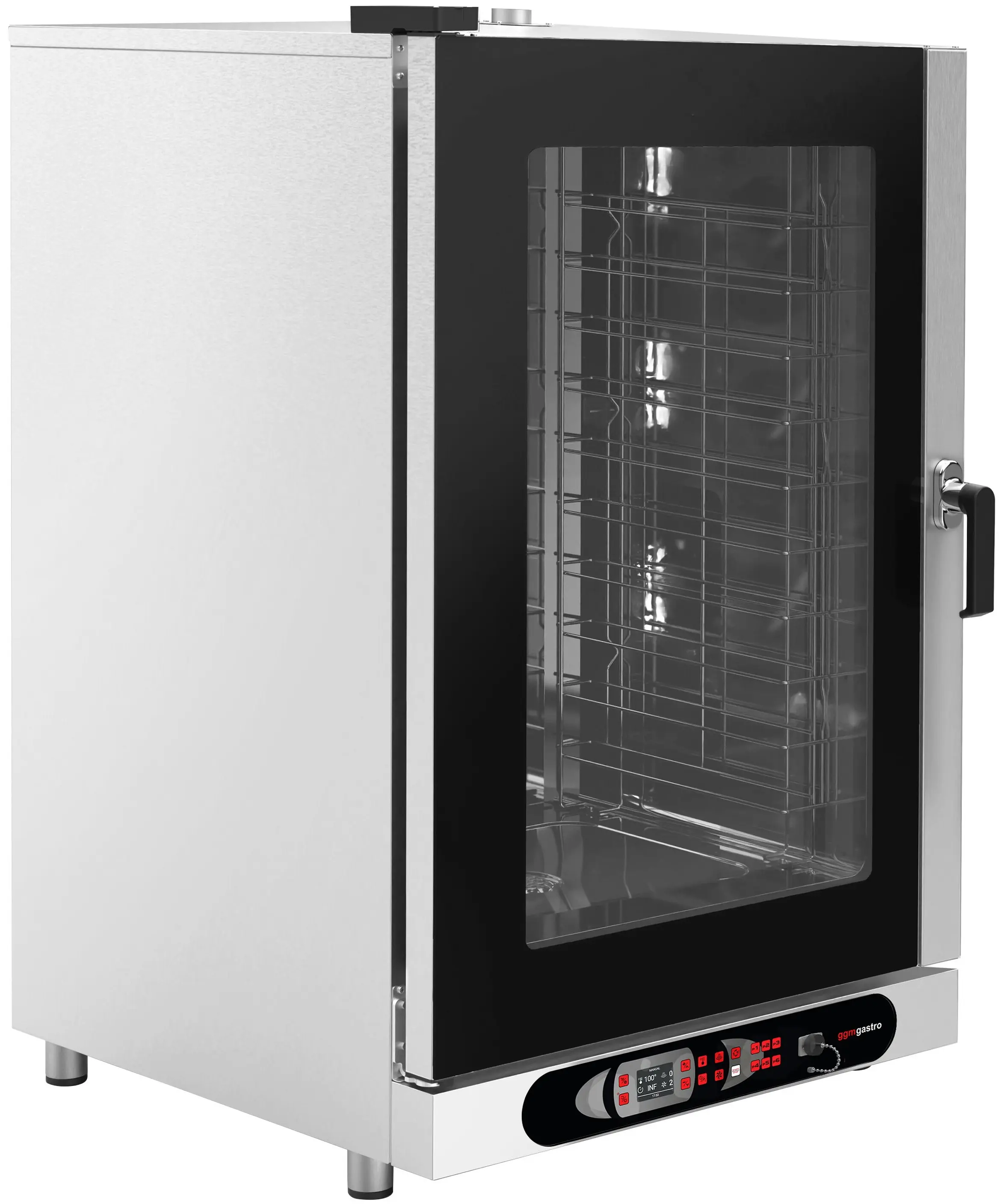 Пароконвектомат GGM Gastro KDDV10 (Black/Inox) - 2