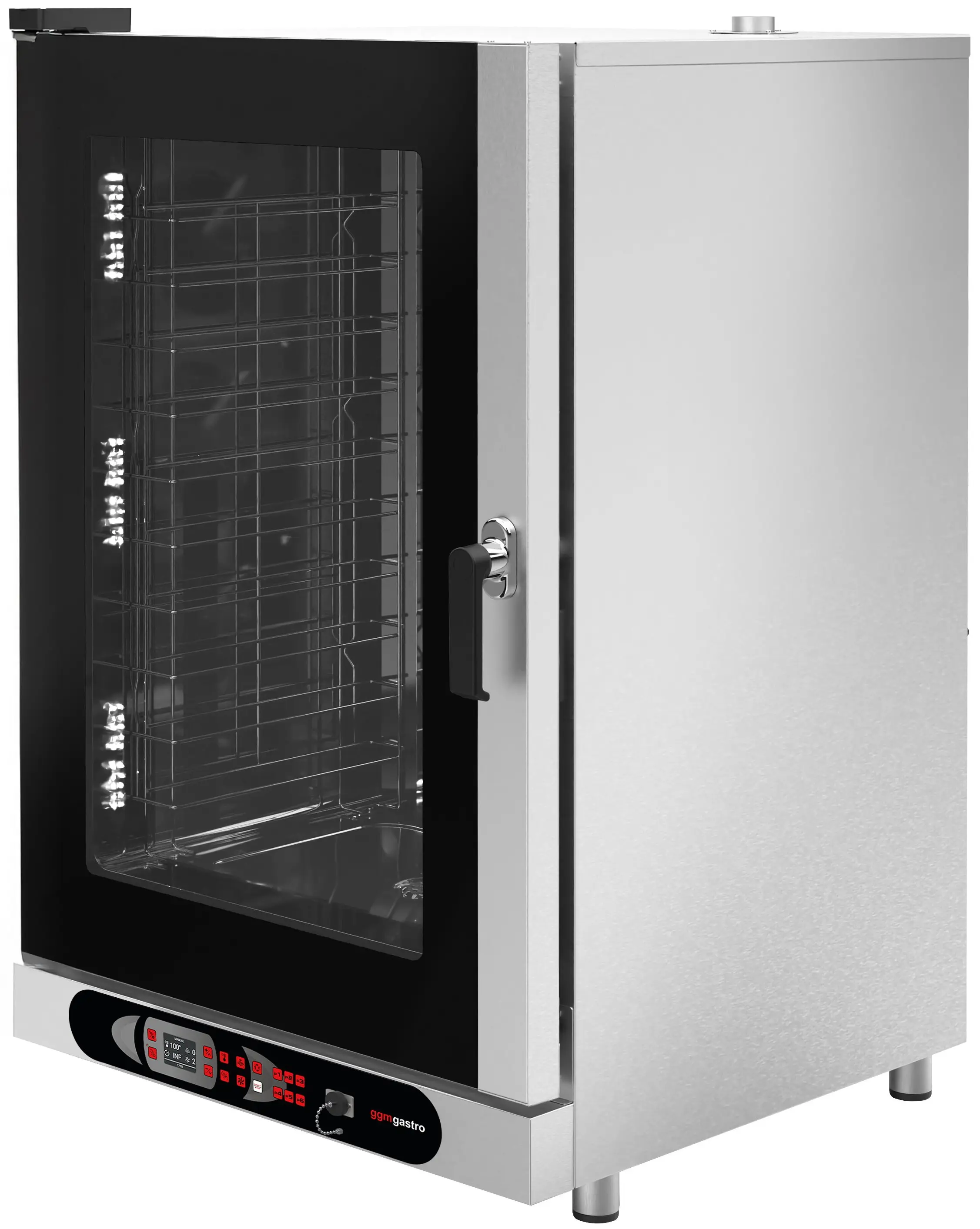 Пароконвектомат GGM Gastro KDDV10 (Black/Inox) - 3