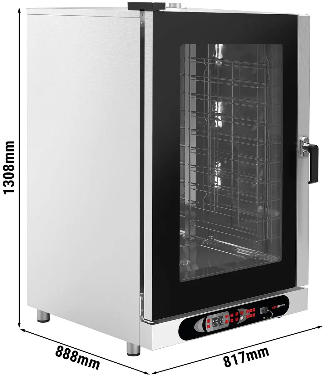 Пароконвектомат GGM Gastro KDDV10 (Black/Inox) - 9