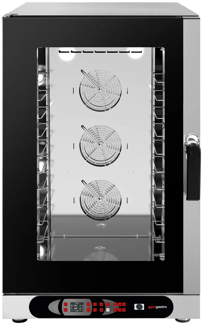 Пароконвектомат GGM Gastro KDDV10 (Black/Inox)