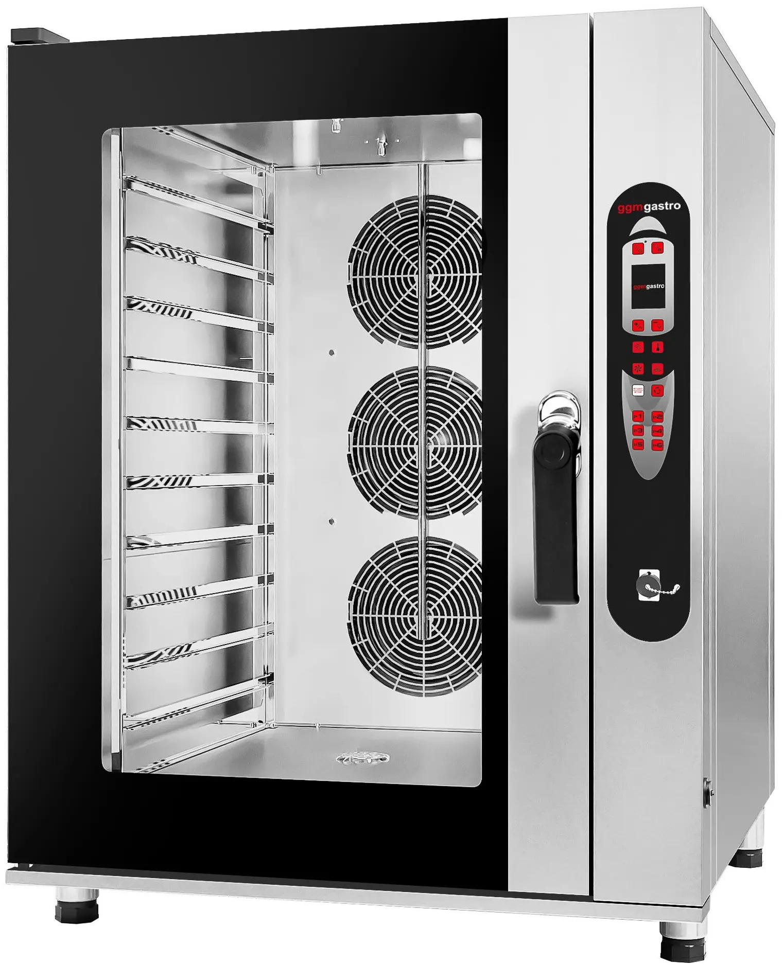 Пароконвектомат GGM Gastro KDDV1021N (Black/Inox) - 2