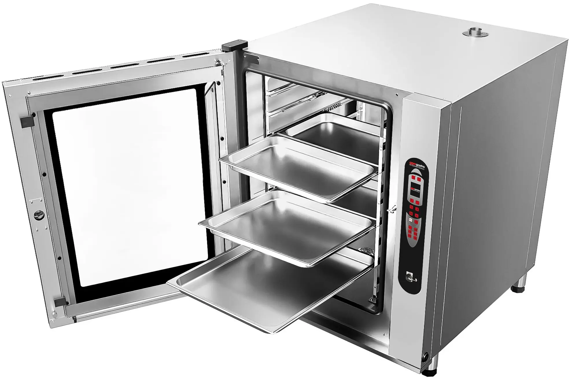 Пароконвектомат GGM Gastro KDDV1021N (Black/Inox) - 3