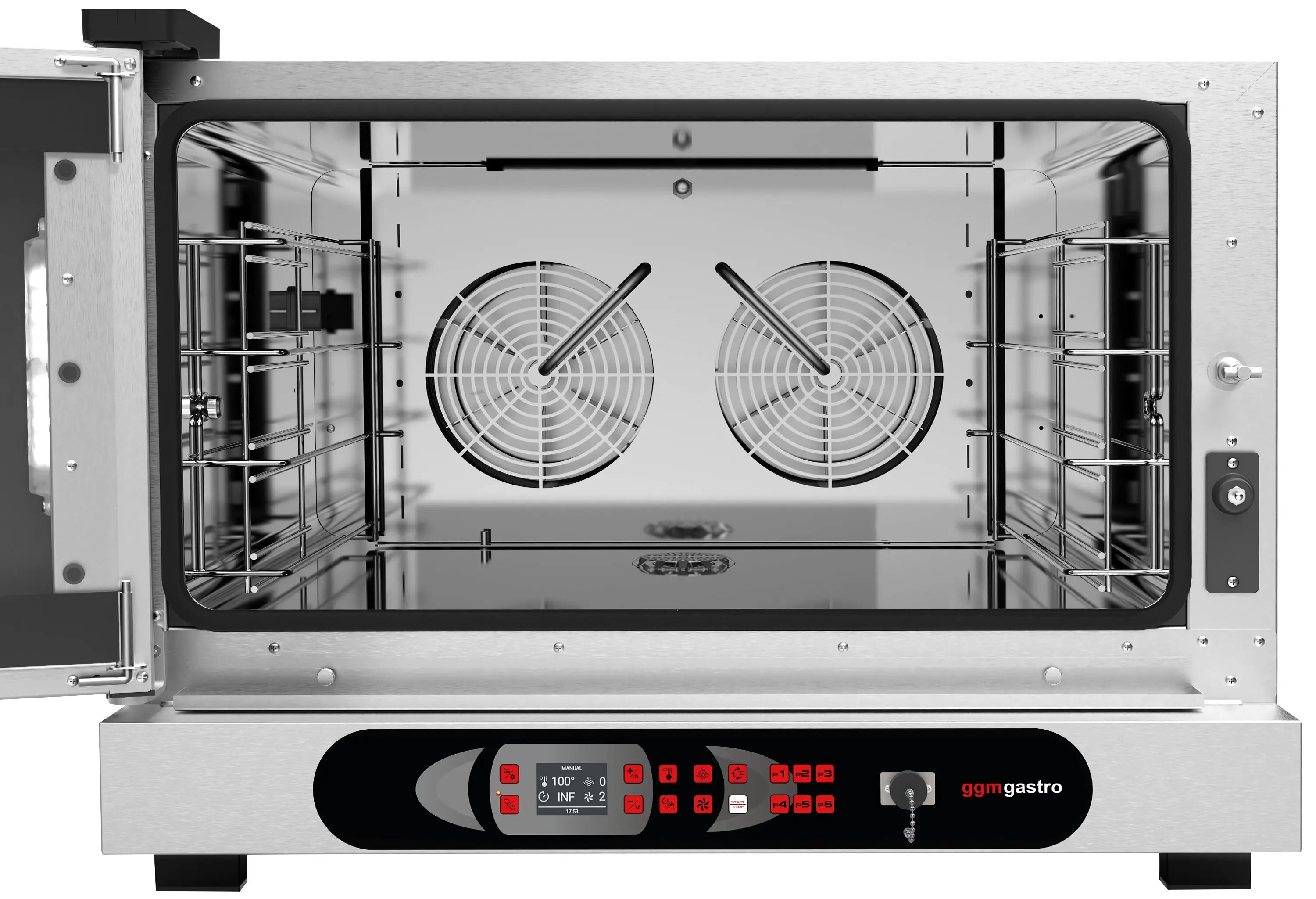 Пароконвектомат GGM Gastro KDDV4 (Black/Inox) - 2