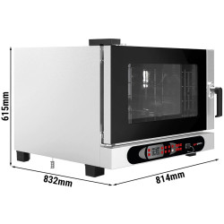 Пароконвектомат GGM Gastro KDDV4 (Black/Inox) Thumb