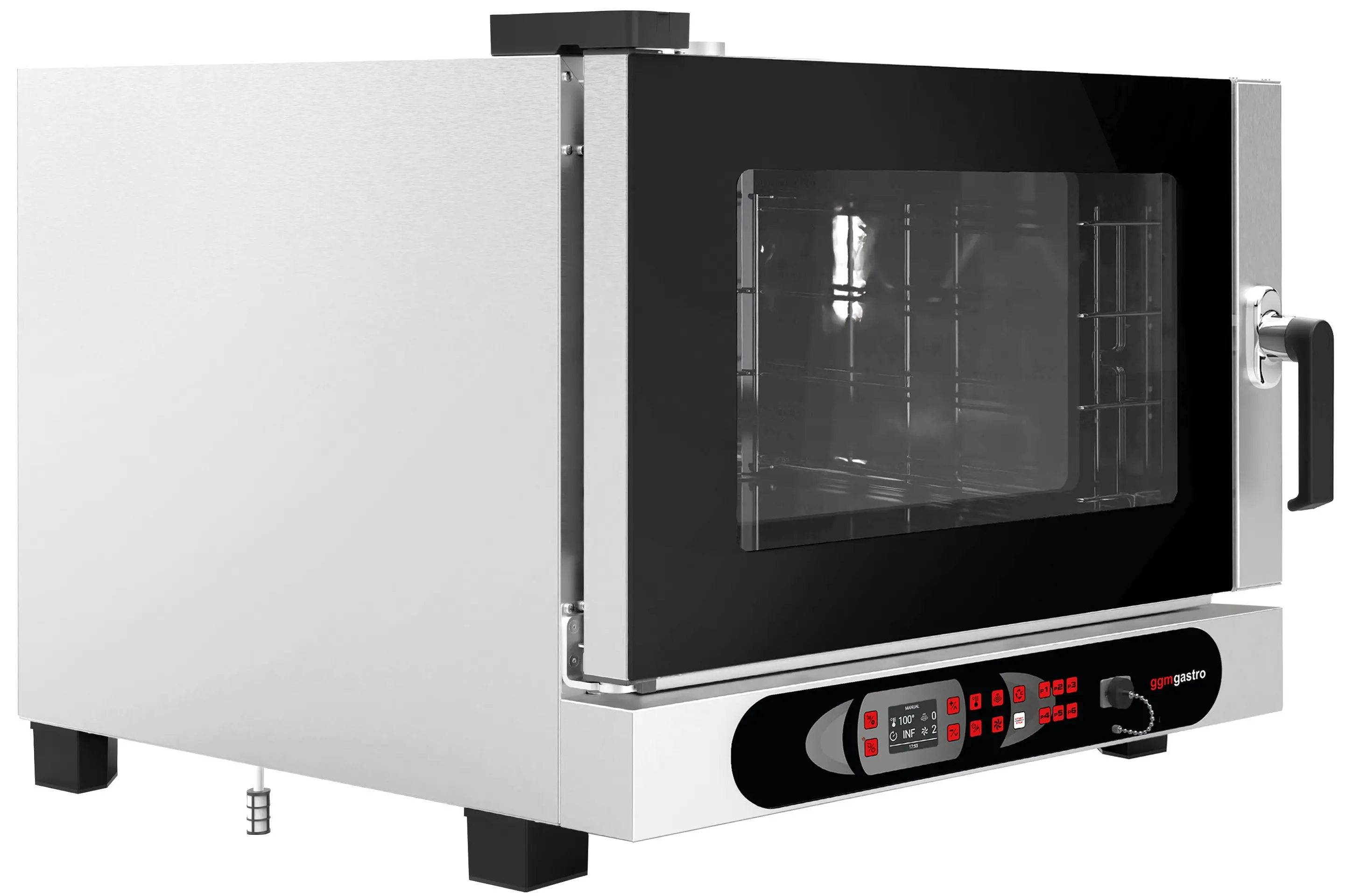 Пароконвектомат GGM Gastro KDDV4 (Black/Inox) - 3