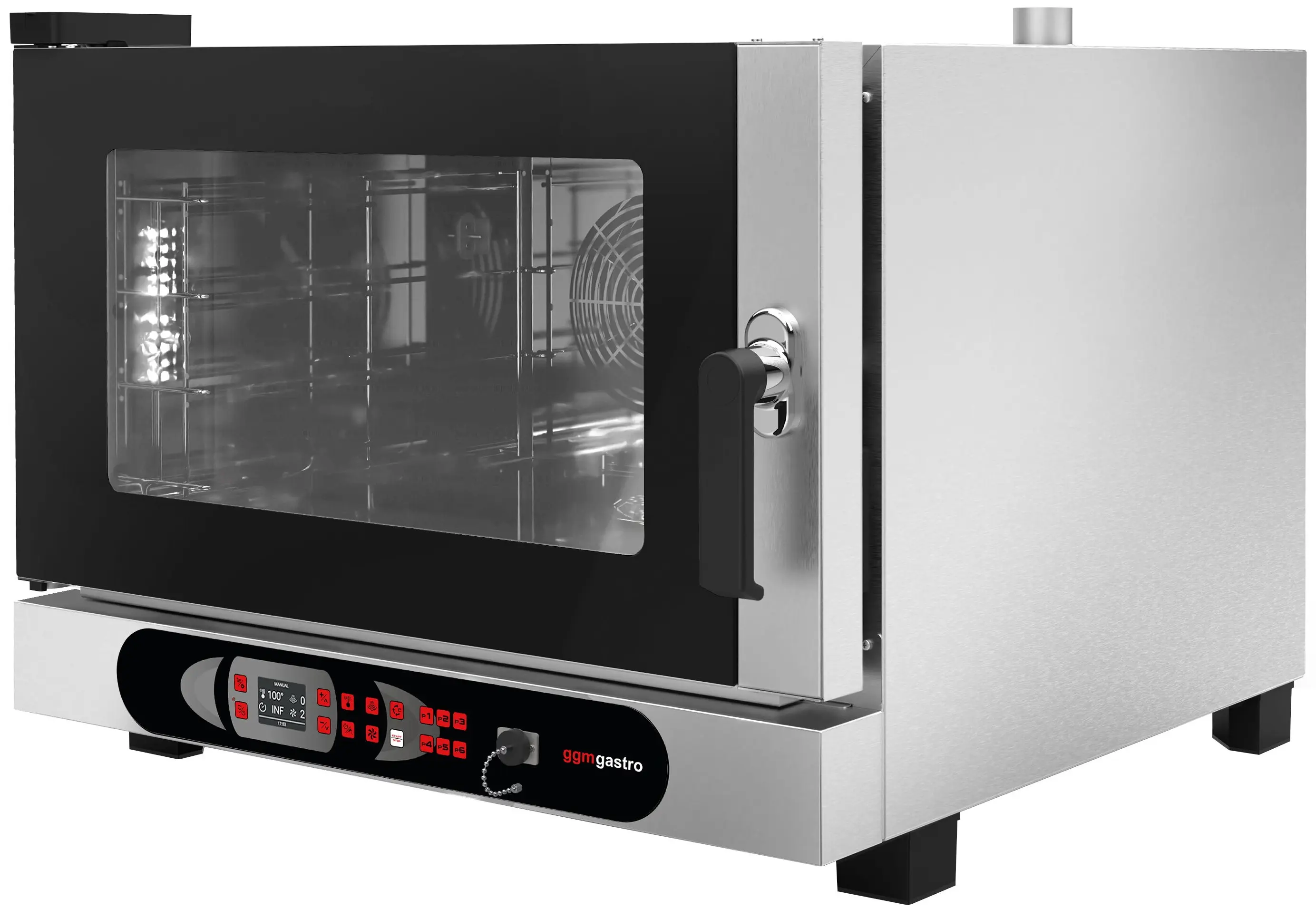 Пароконвектомат GGM Gastro KDDV4 (Black/Inox) - 4
