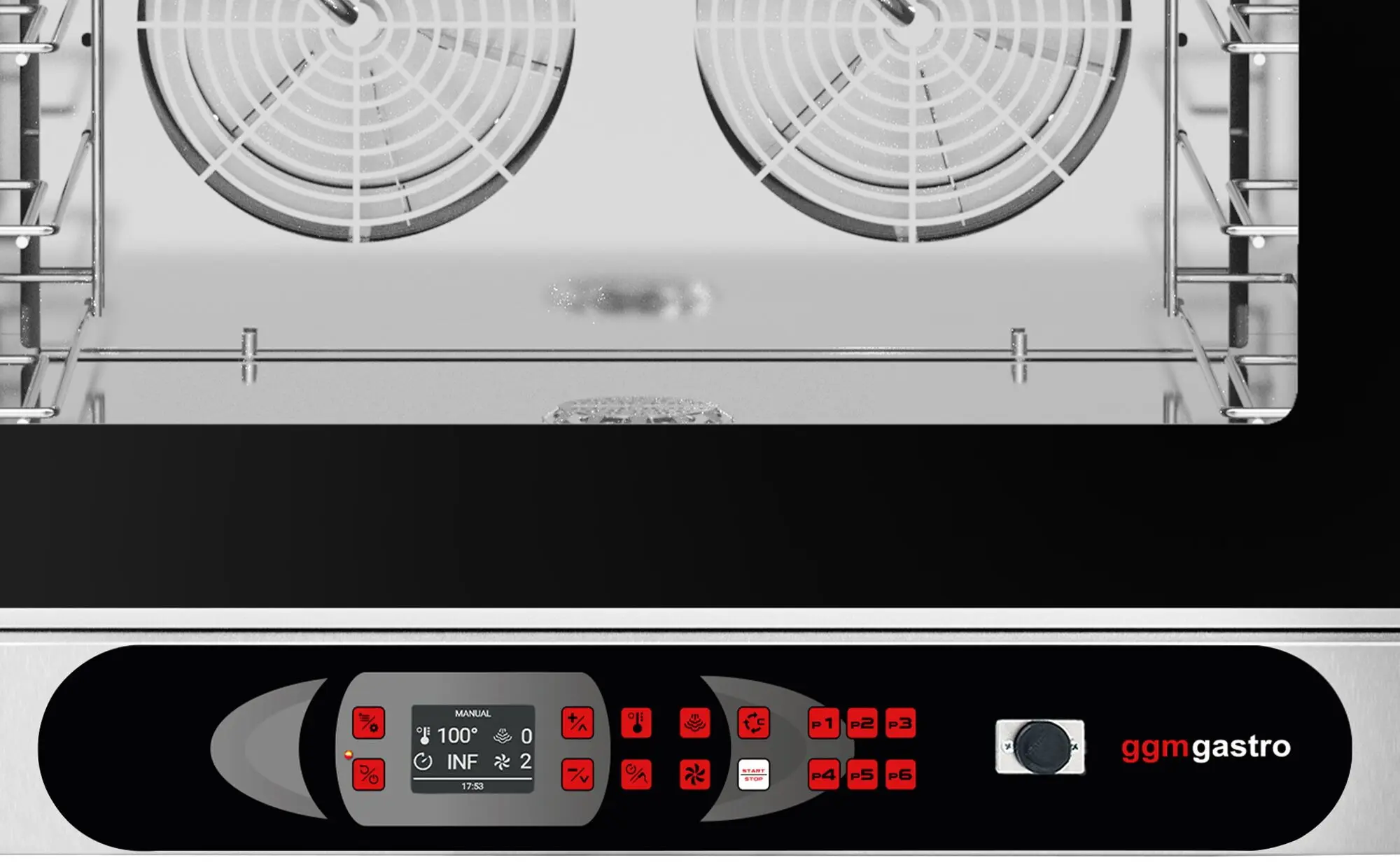 Пароконвектомат GGM Gastro KDDV4 (Black/Inox) - 5