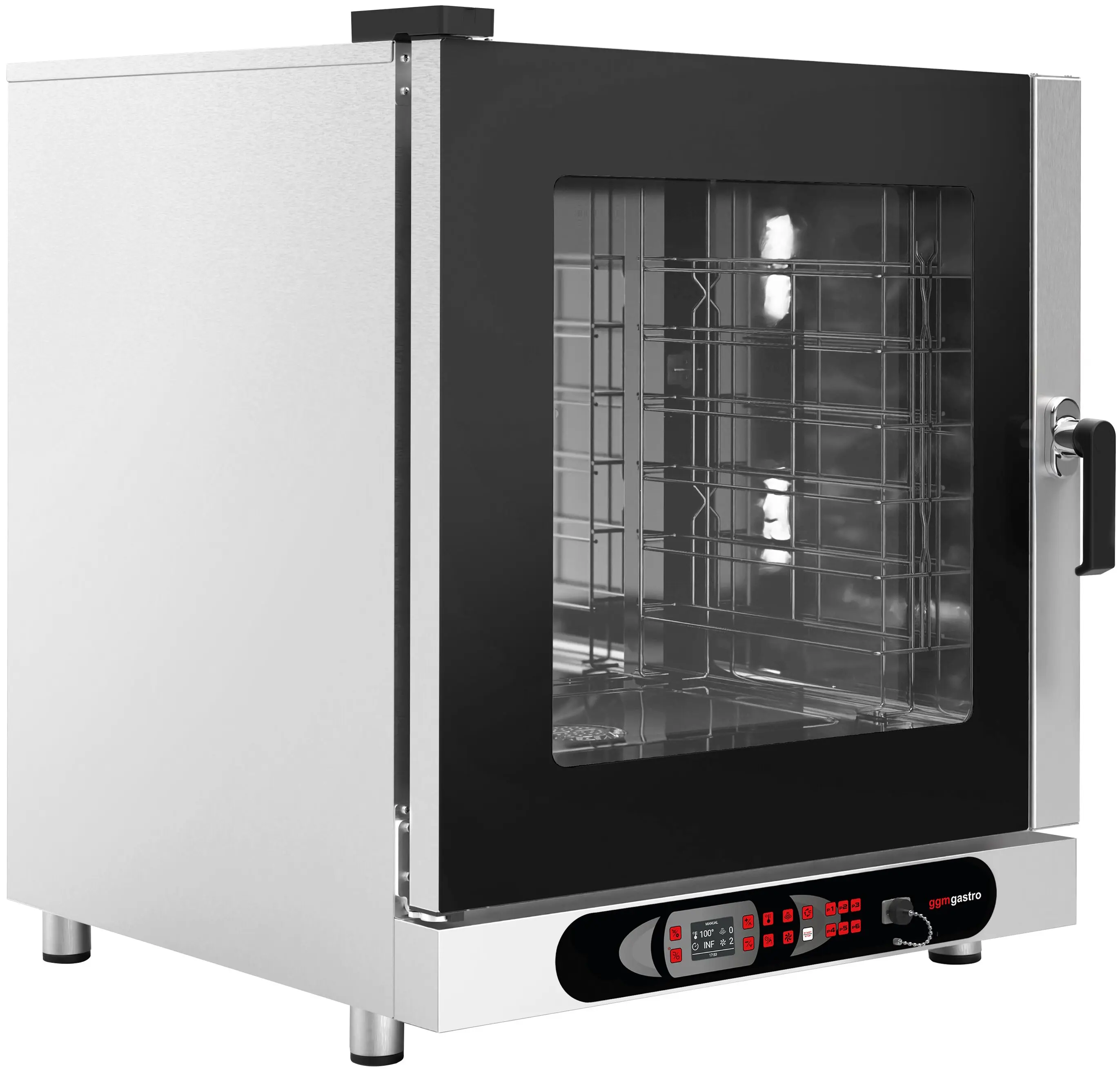 Пароконвектомат GGM Gastro KDDV6 (Black/Inox) - 2