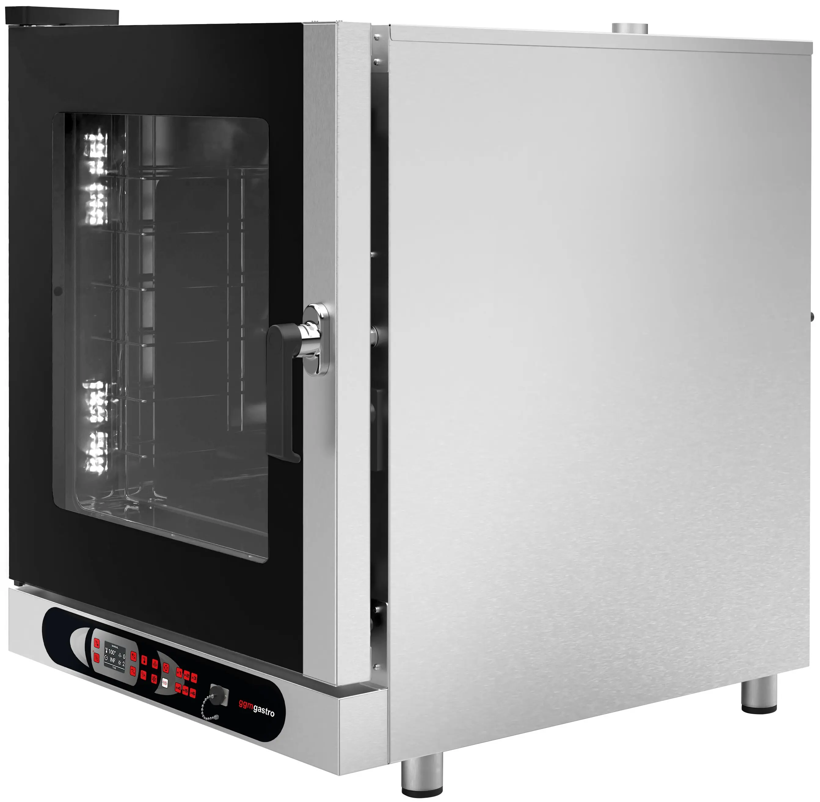Пароконвектомат GGM Gastro KDDV6 (Black/Inox) - 3