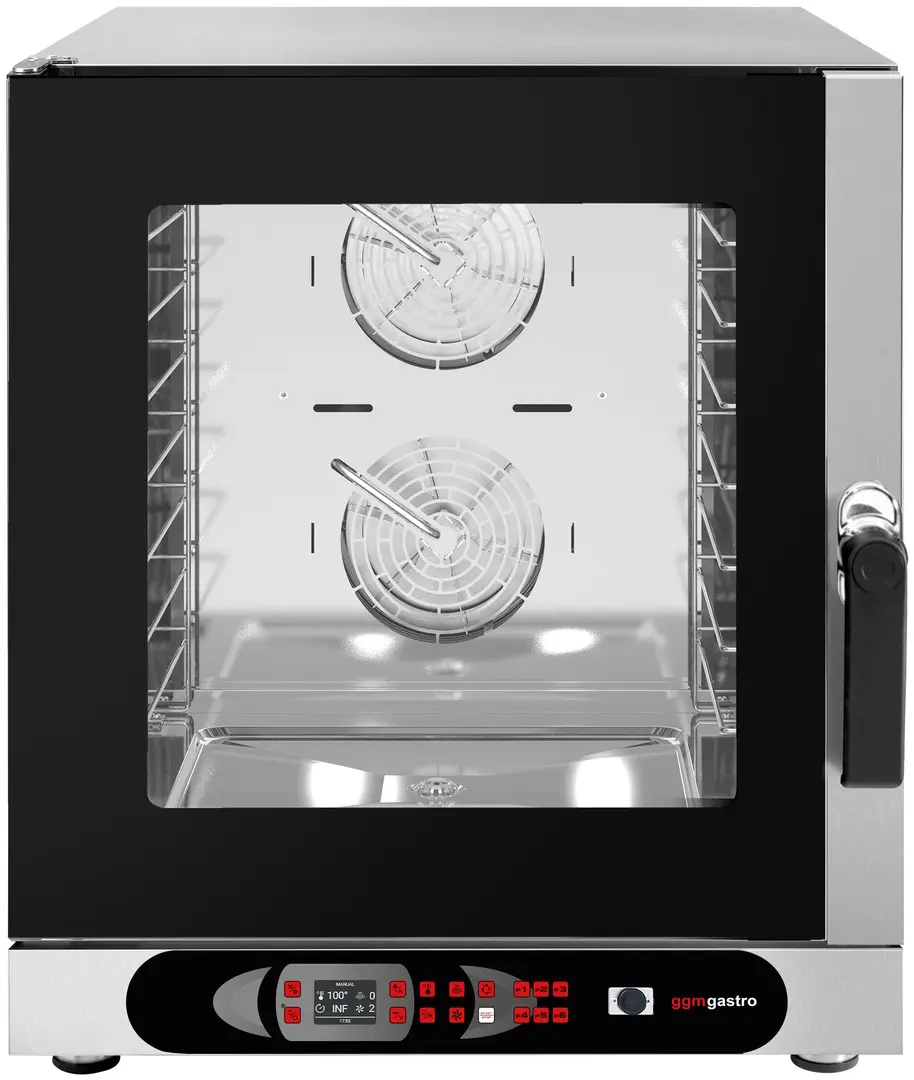 Пароконвектомат GGM Gastro KDDV6 (Black/Inox)