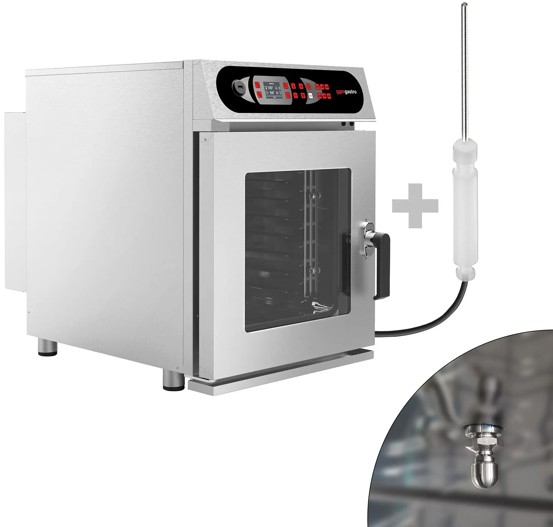 Пароконвектомат GGM Gastro KDDV611 (Inox) - 9