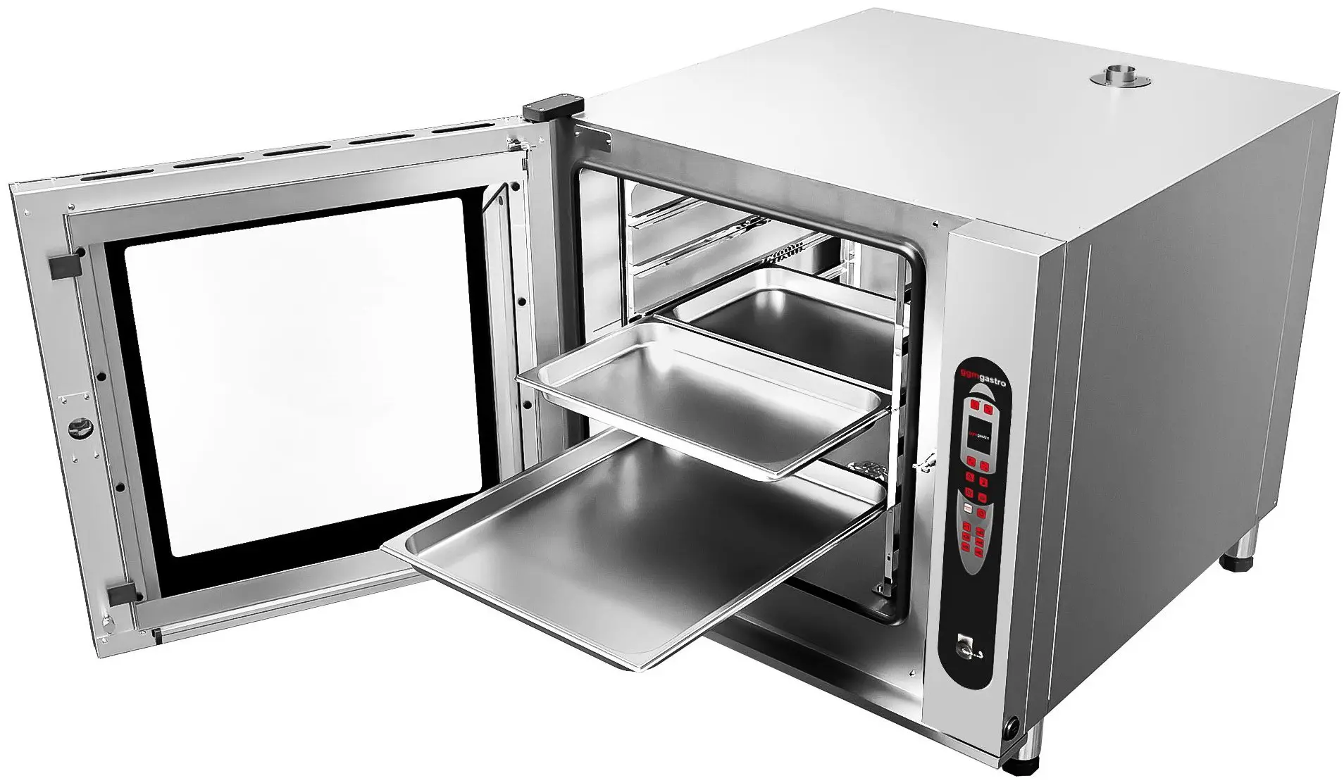 Пароконвектомат GGM Gastro KDDV621N (Black/Inox) - 2