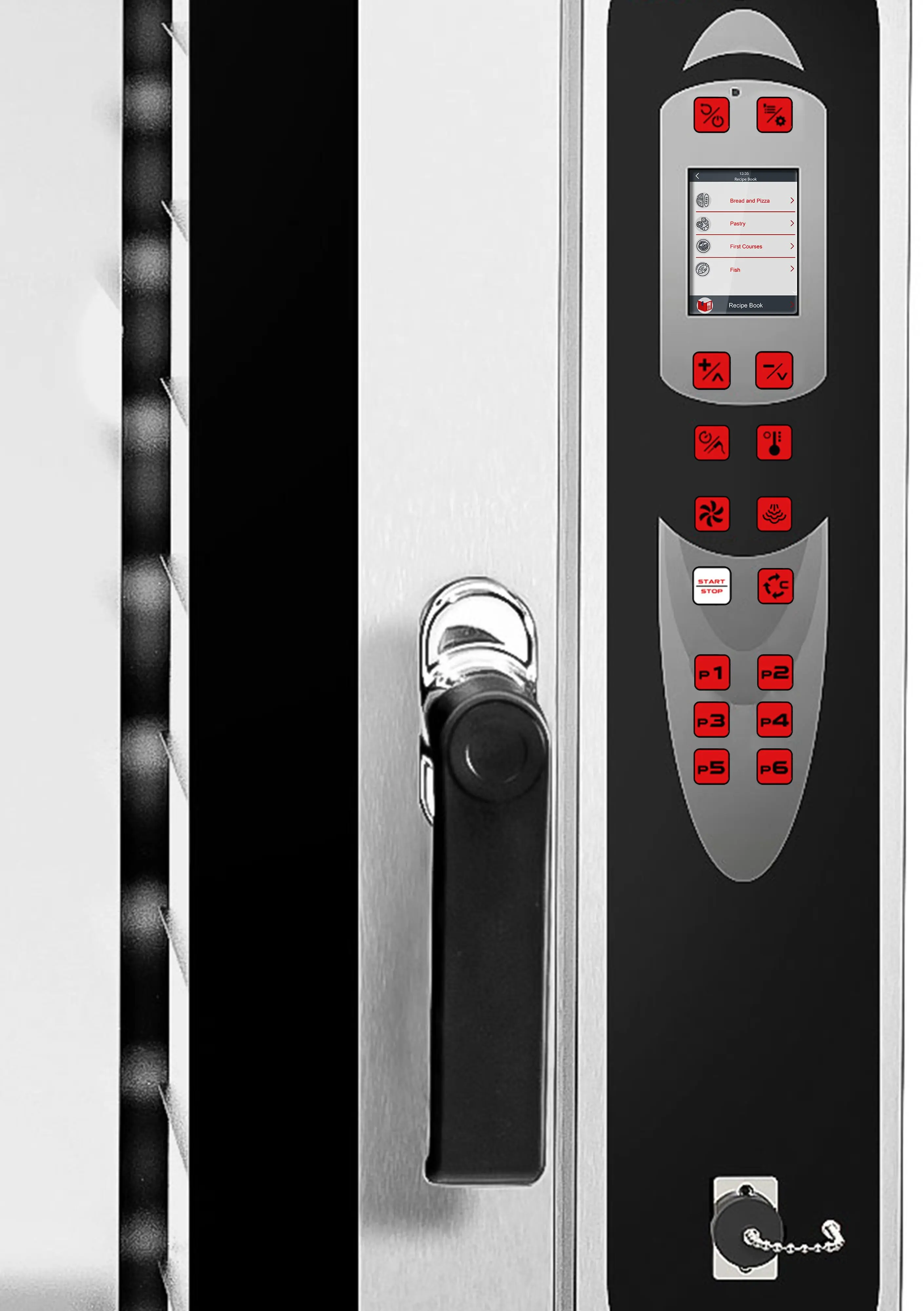 Пароконвектомат GGM Gastro KDDV621N (Black/Inox) - 3