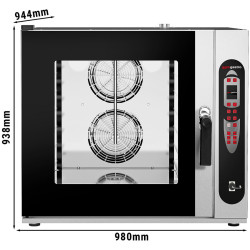 Пароконвектомат GGM Gastro KDDV621N (Black/Inox) Thumb