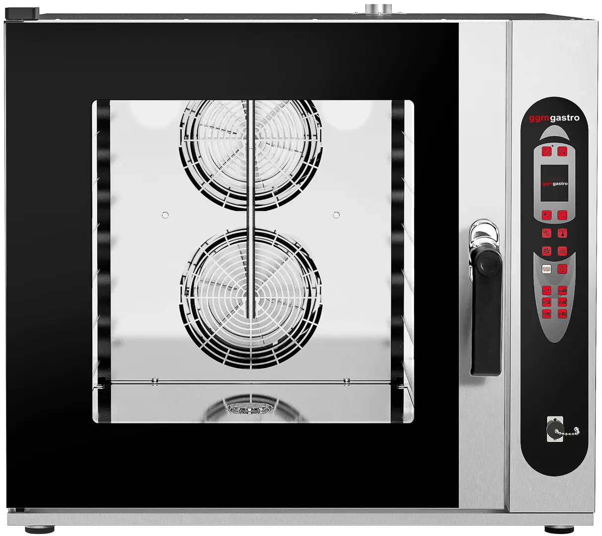 Пароконвектомат GGM Gastro KDDV621N (Black/Inox)