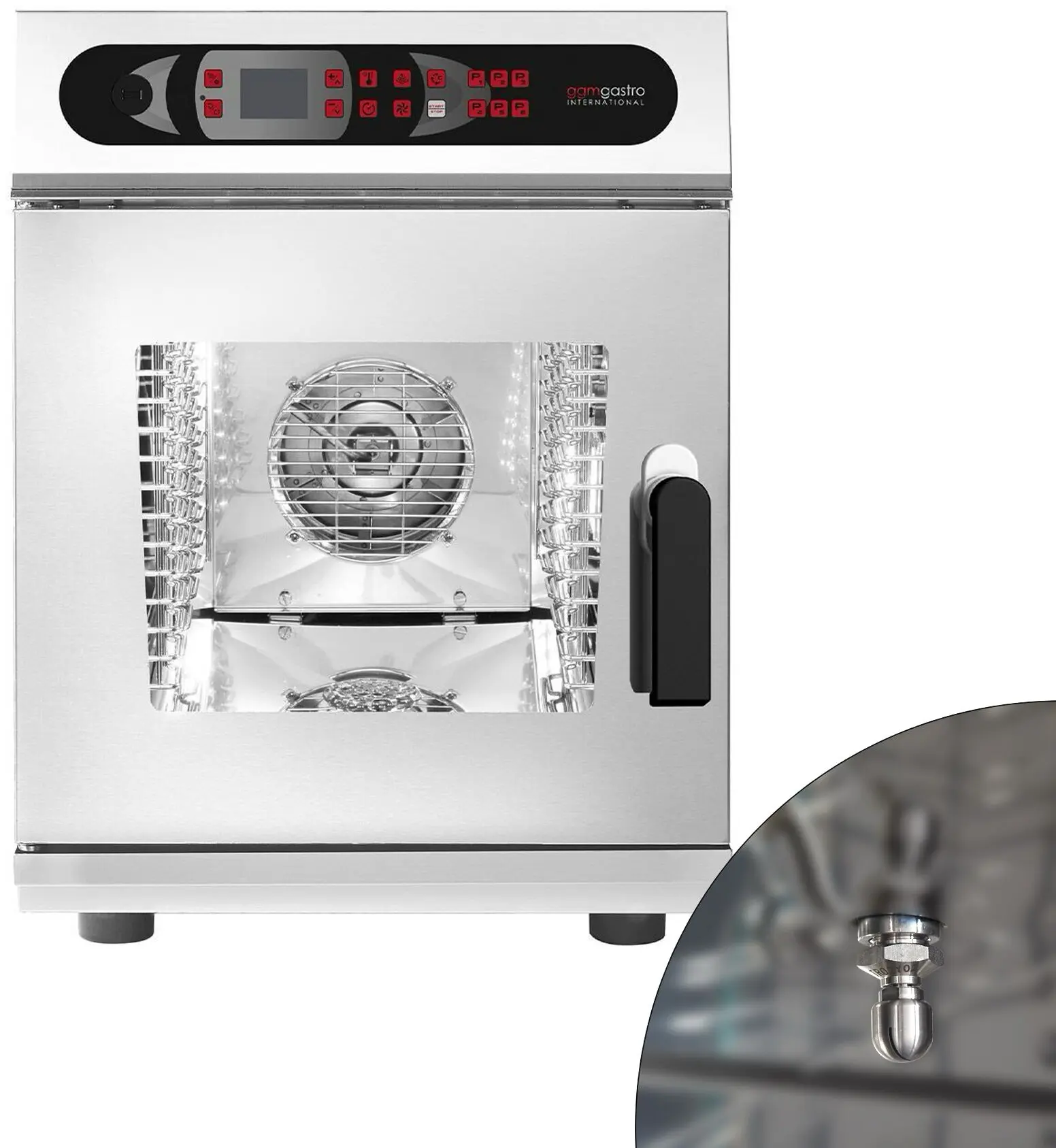 Пароконвектомат GGM Gastro KDDV623N (Inox) - 4