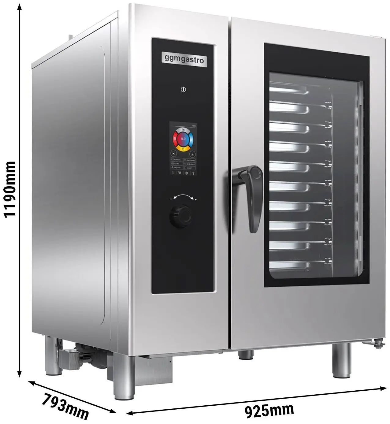 Пароконвектомат GGM Gastro KDI1011 (Inox) - 9