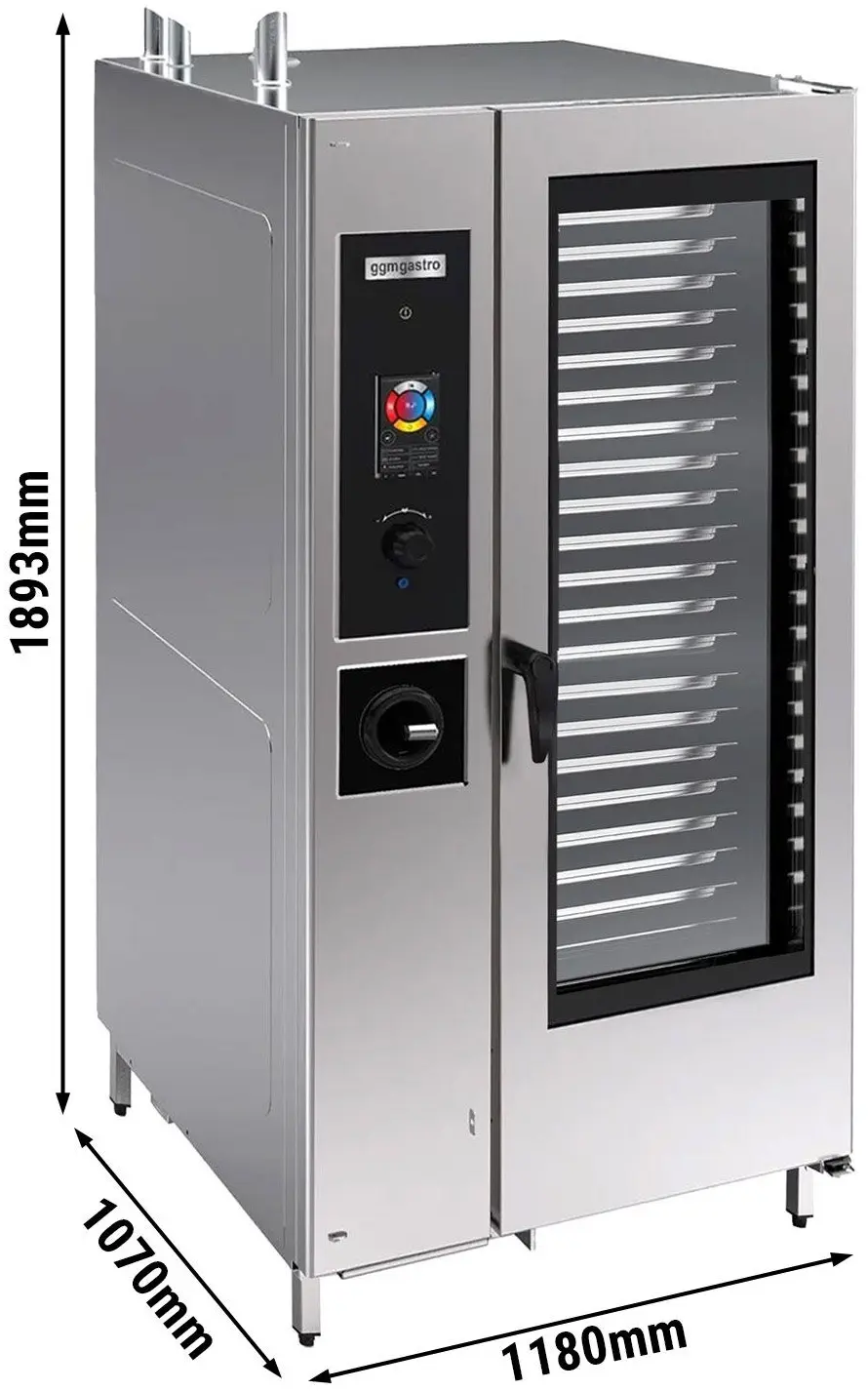 Пароконвектомат GGM Gastro KDI2021 (Inox) - 9