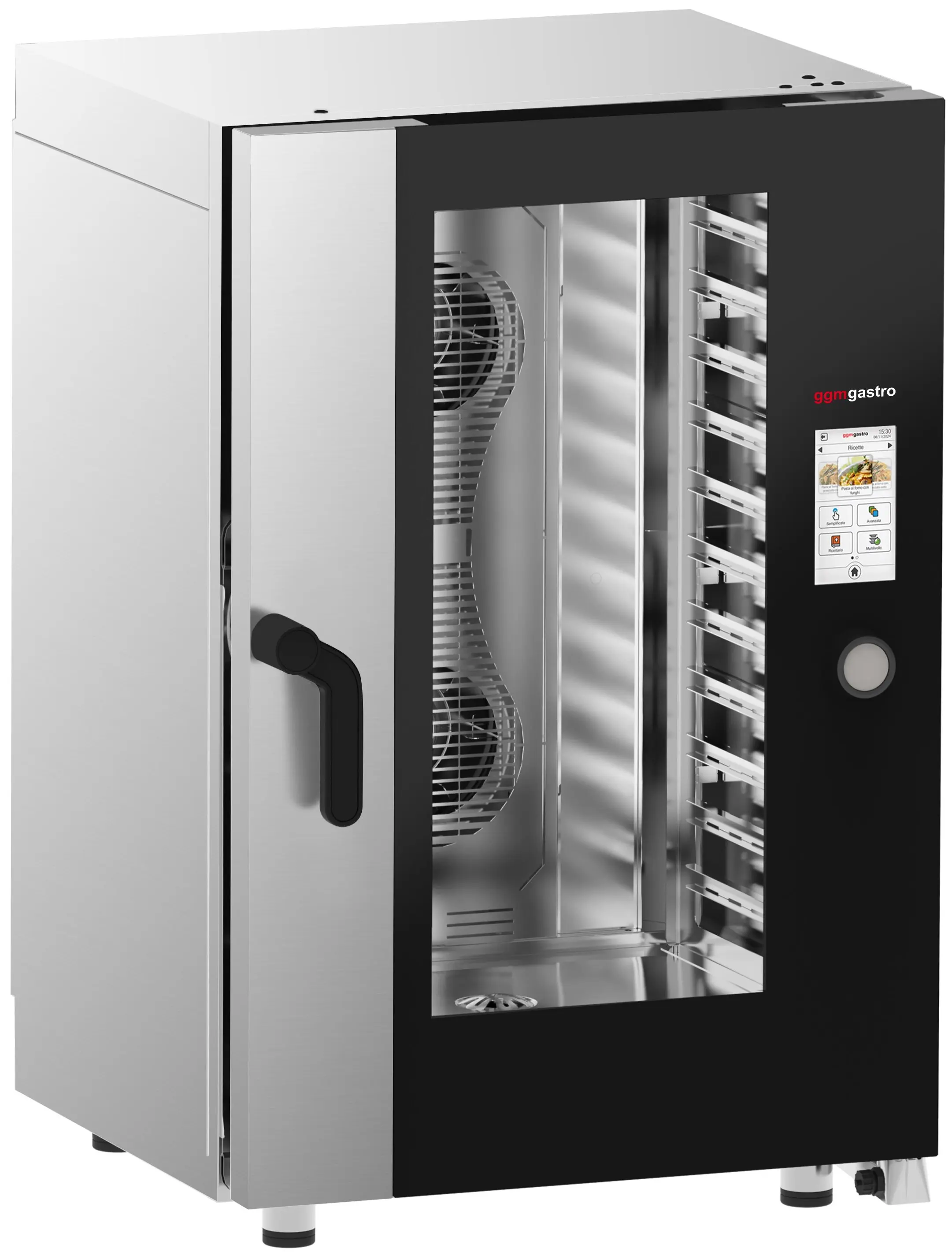 Пароконвектомат GGM Gastro KDTE1111N (Black/Inox) - 2