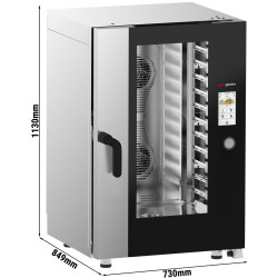 Пароконвектомат GGM Gastro KDTE1111N (Black/Inox) Thumb