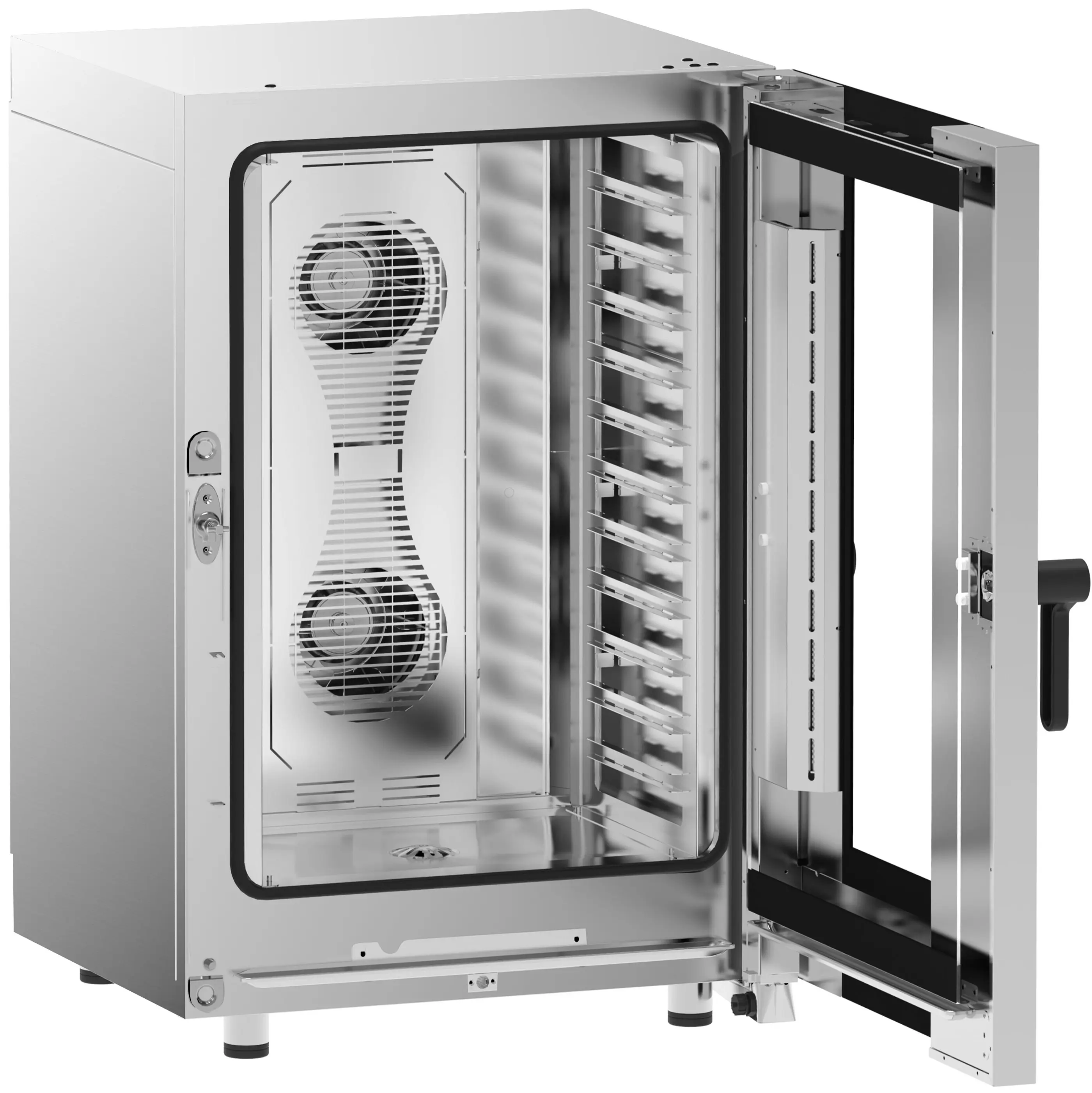 Пароконвектомат GGM Gastro KDTE1111N (Black/Inox) - 3