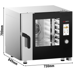 Пароконвектомат GGM Gastro KDTE511N (Black/Inox) Thumb