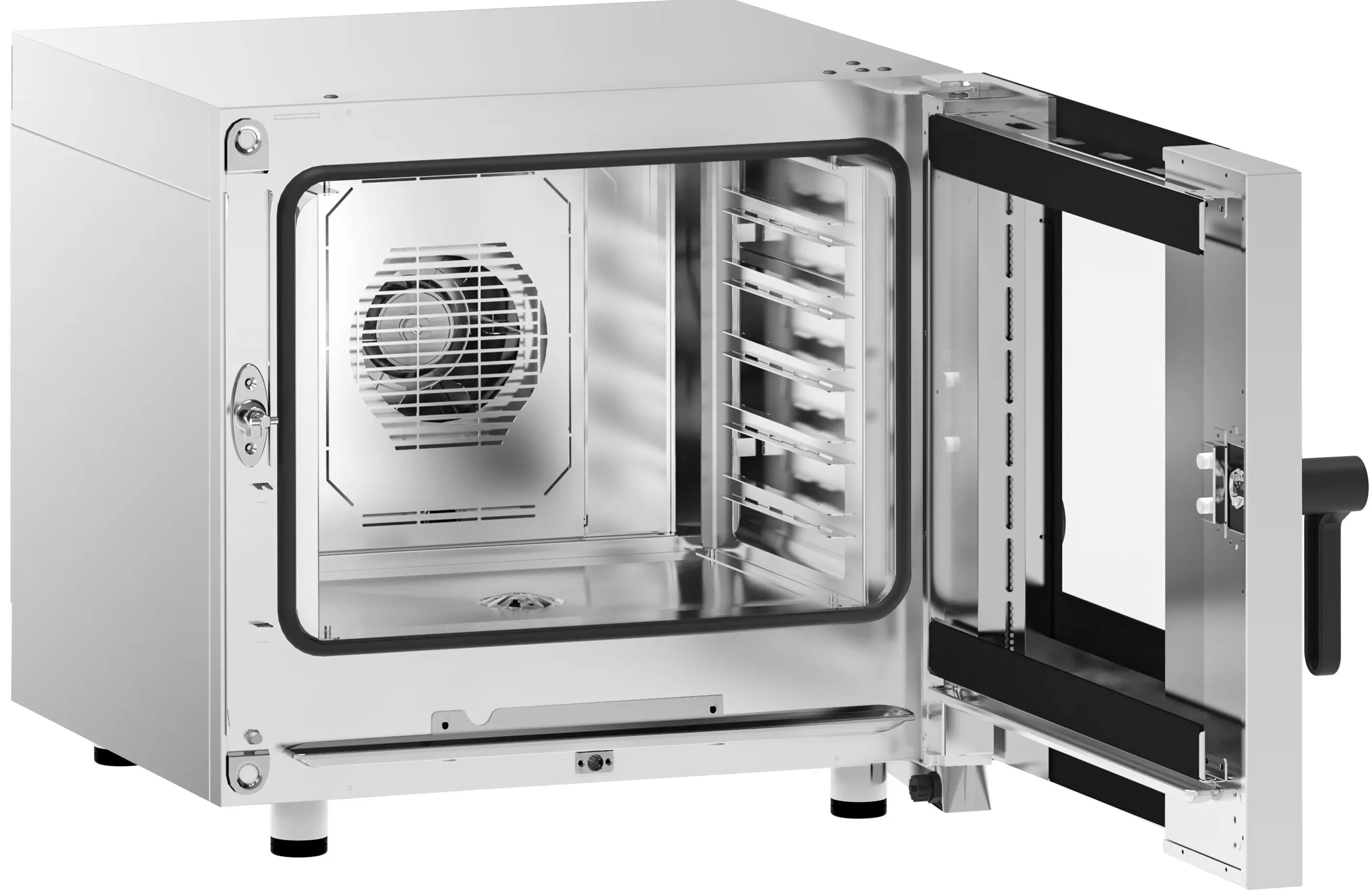 Пароконвектомат GGM Gastro KDTE511N (Black/Inox) - 3