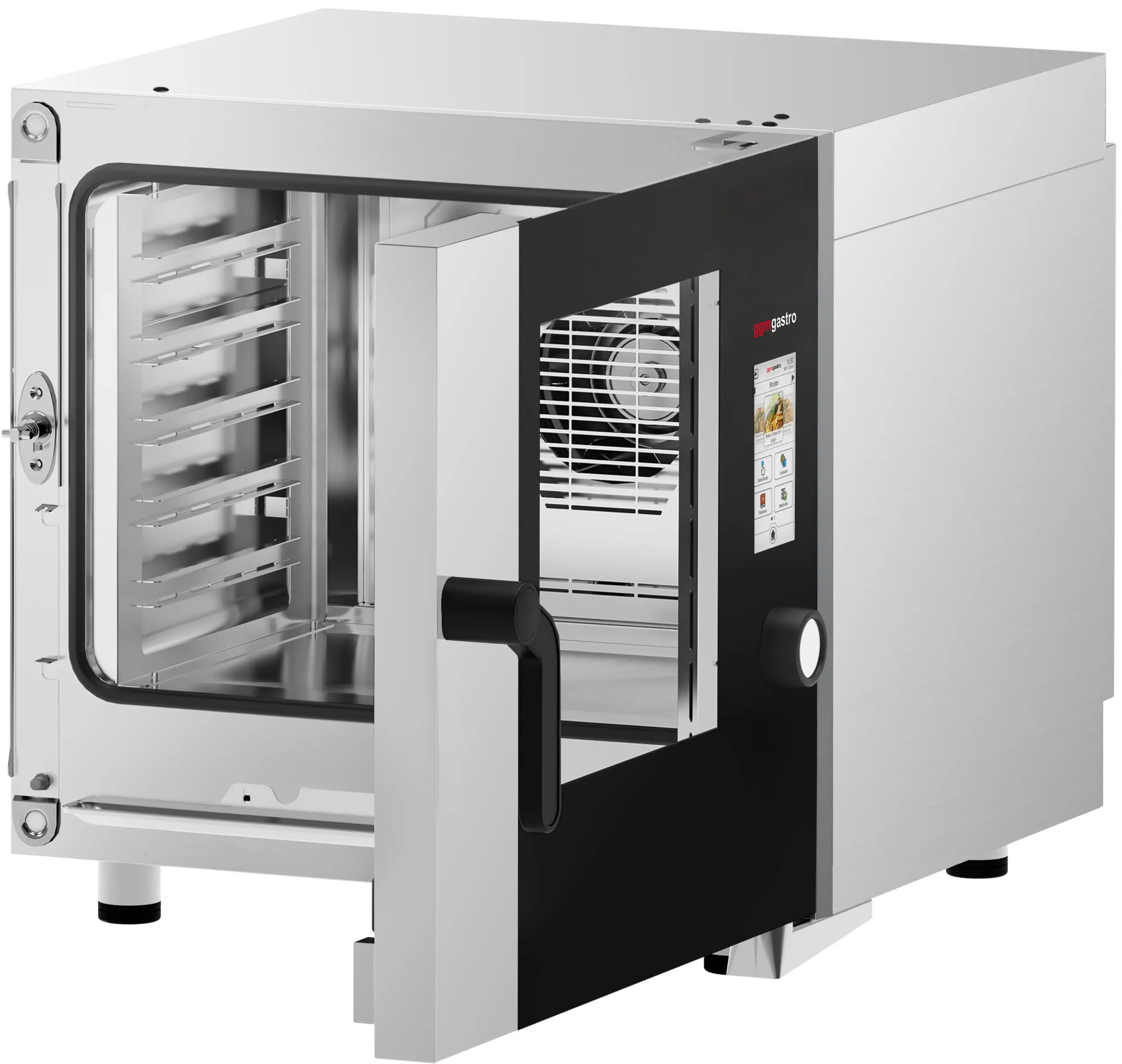 Пароконвектомат GGM Gastro KDTE511N (Black/Inox) - 4