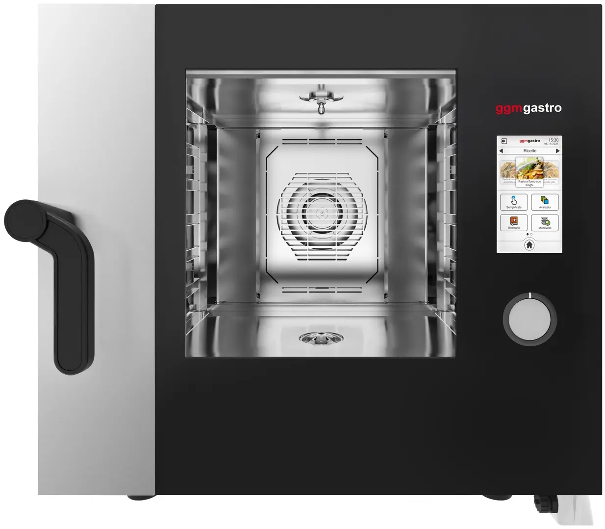 Пароконвектомат GGM Gastro KDTE511N (Black/Inox)