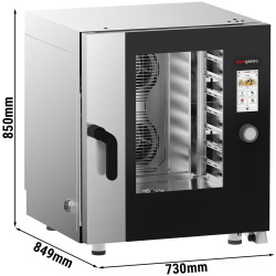 Пароконвектомат GGM Gastro KDTE711N (Black/Inox) Thumb