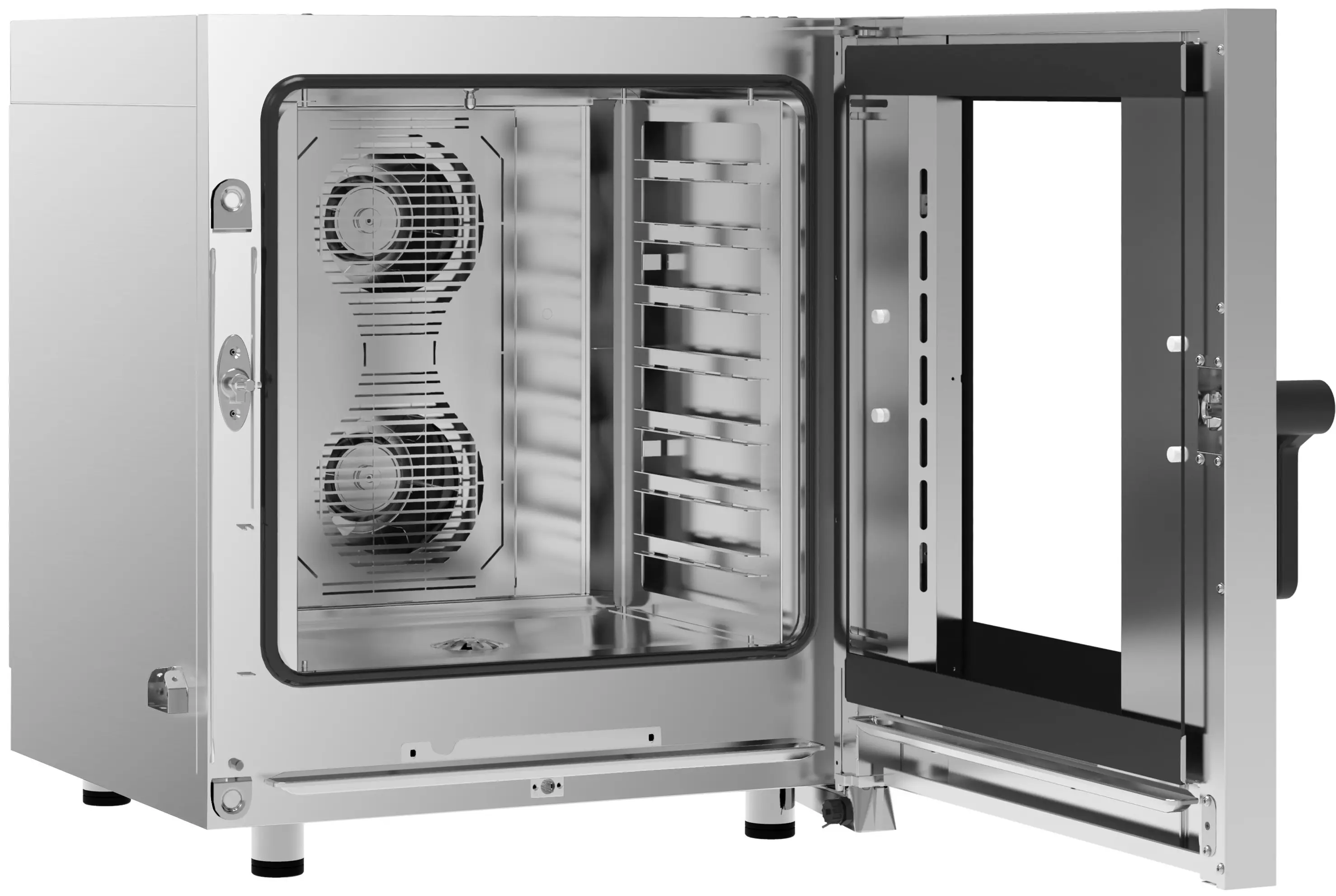Пароконвектомат GGM Gastro KDTE711N (Black/Inox) - 3