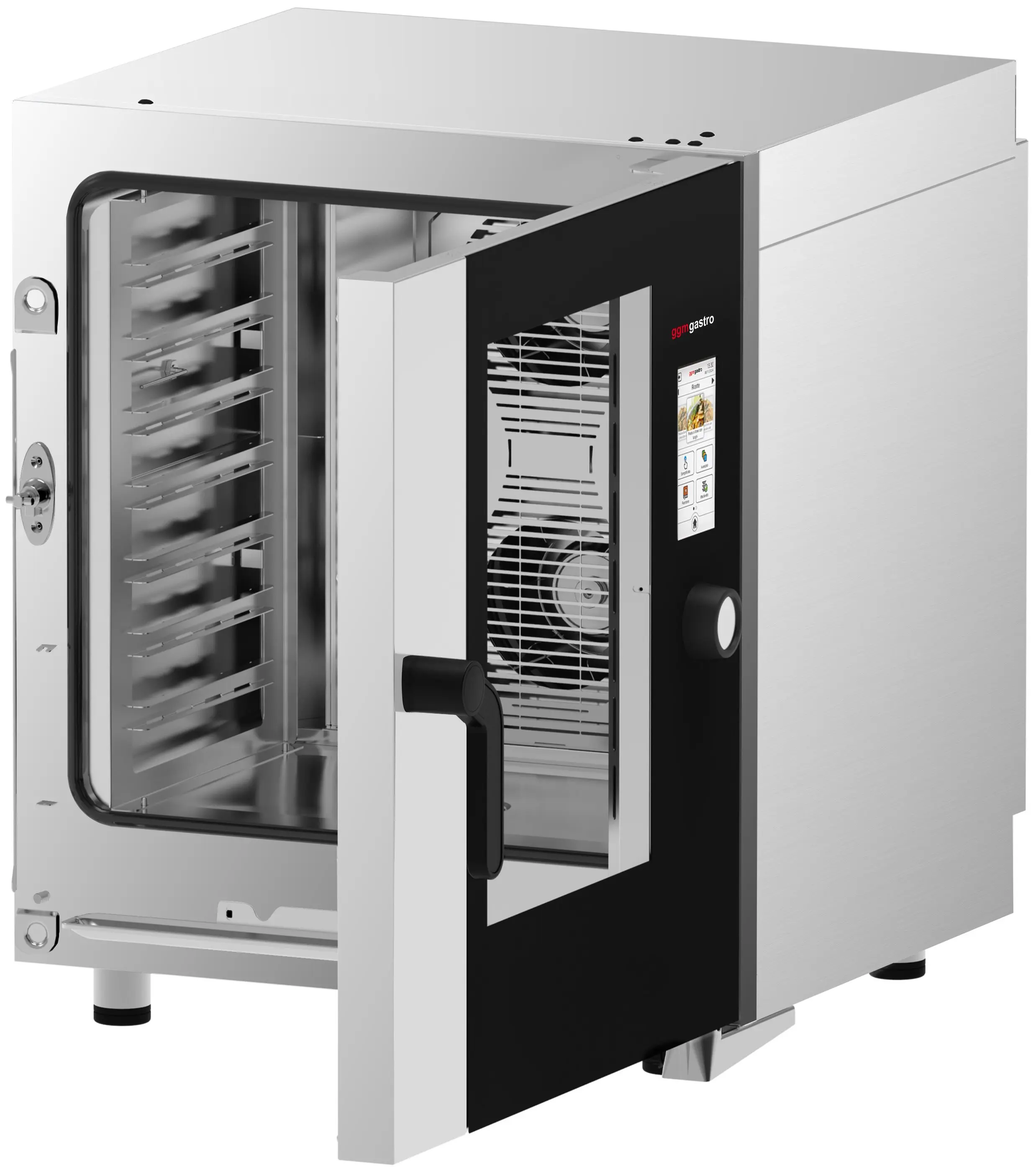 Пароконвектомат GGM Gastro KDTE711N (Black/Inox) - 4