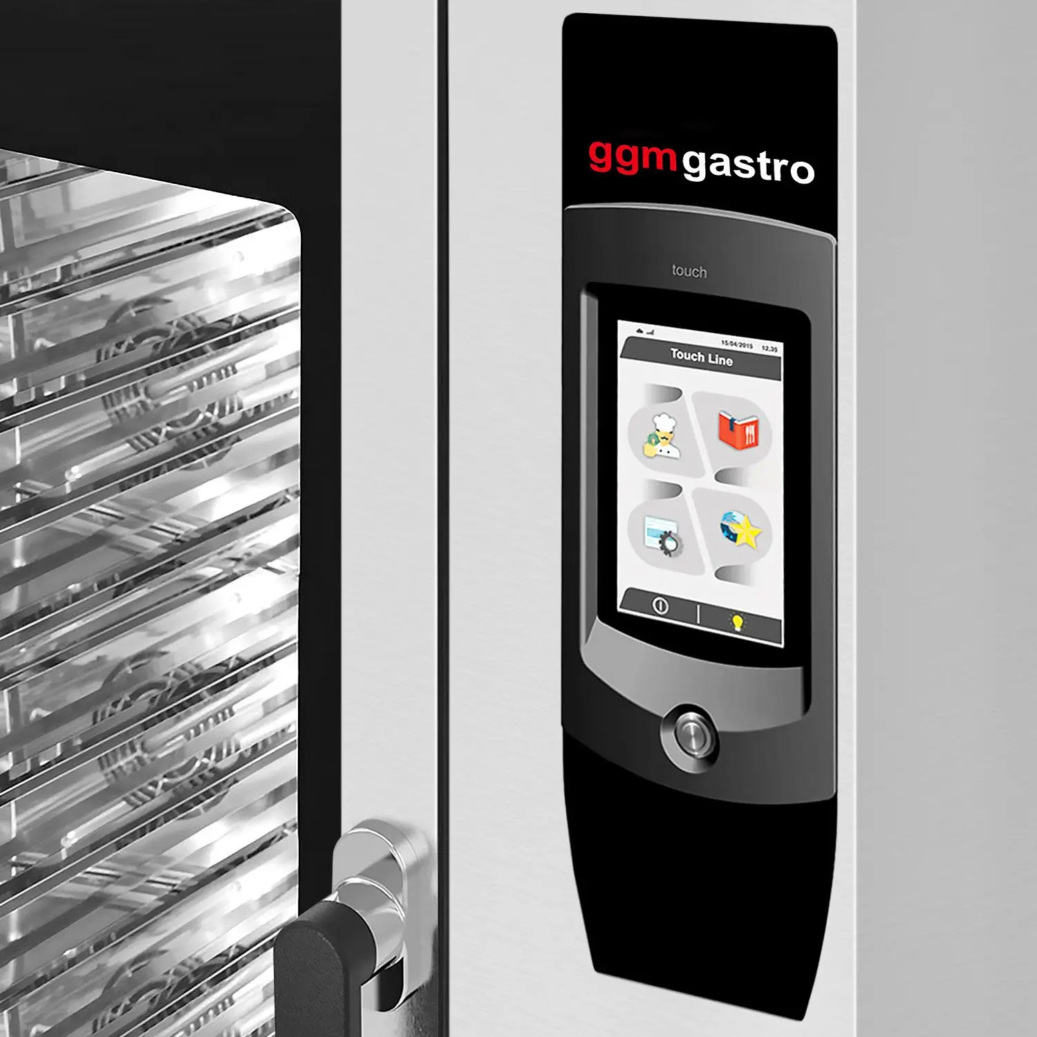 Пароконвектомат GGM Gastro KDV1255 (Black/Inox) - 2