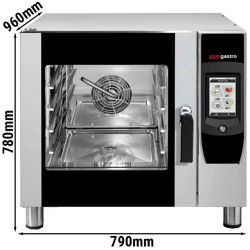 Пароконвектомат GGM Gastro KDV760 (Black/Inox) Thumb