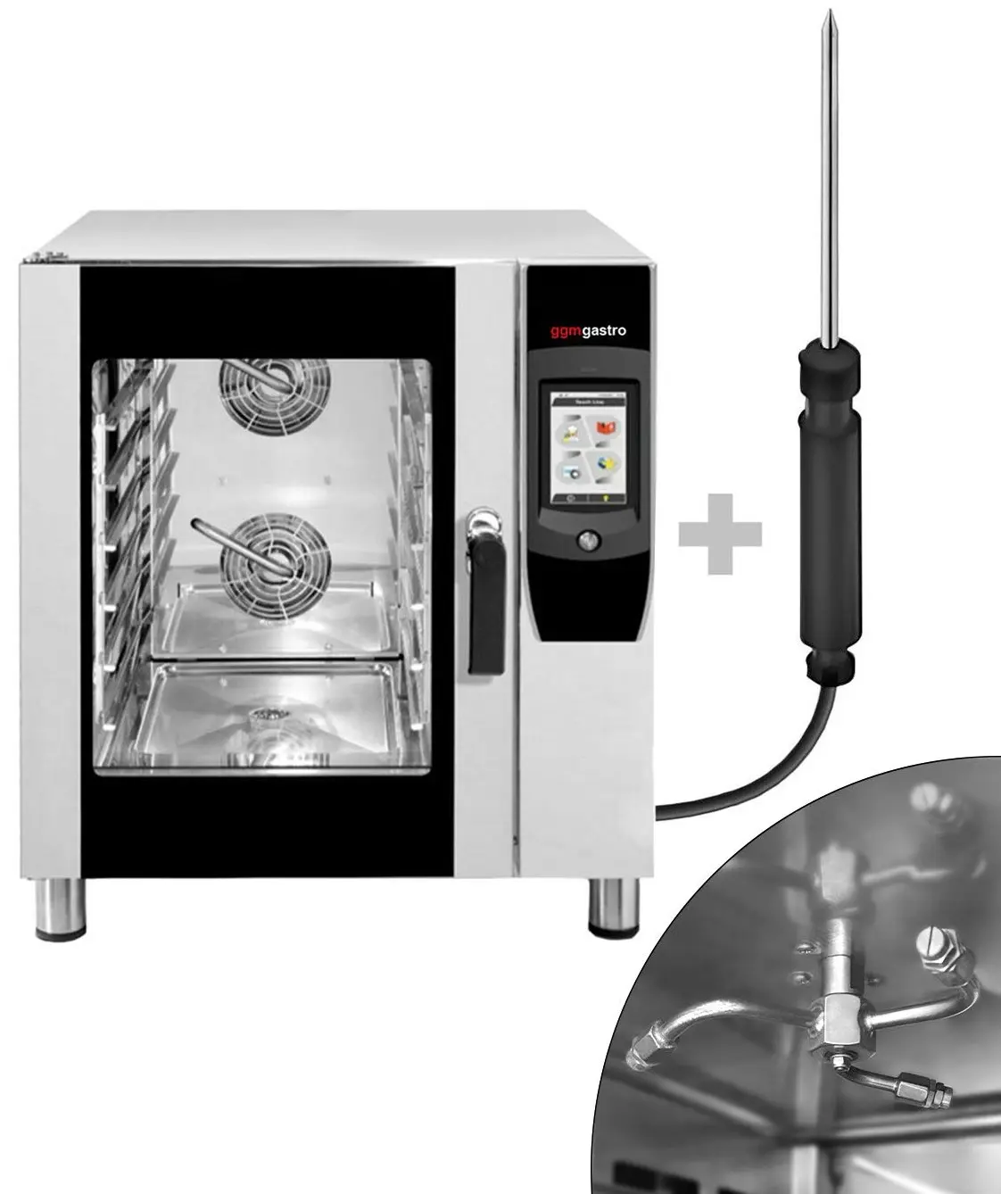 Пароконвектомат GGM Gastro KDV920 (Black/Inox) - 9