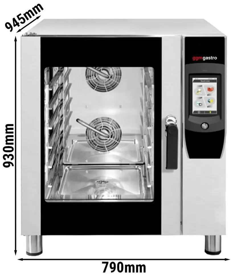 Пароконвектомат GGM Gastro KDV920 (Black/Inox) - 10