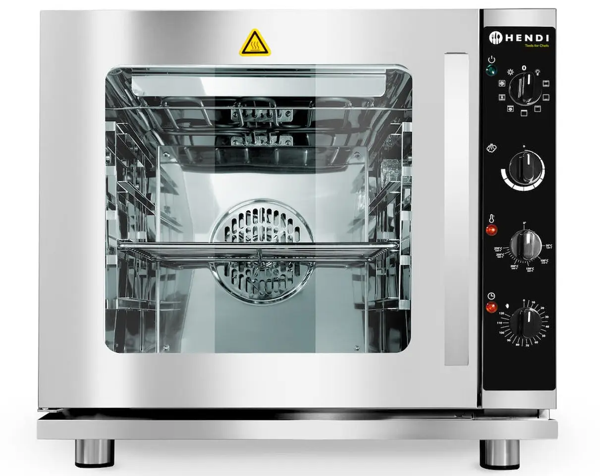 Cuptor convectie cu aburi Hendi 225929 (Inox/Black)