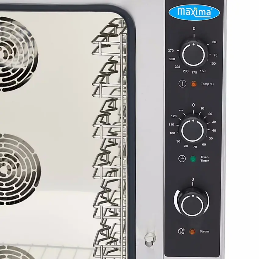 Cuptor convectie cu aburi Maxima 8500207 (Inox/Black)