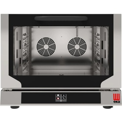 Cuptor convectomat Tecnoeka EKF411NTUD (Black/Inox)